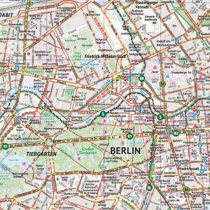 ADFC Fahrrad-Stadtplan Berlin - Detail